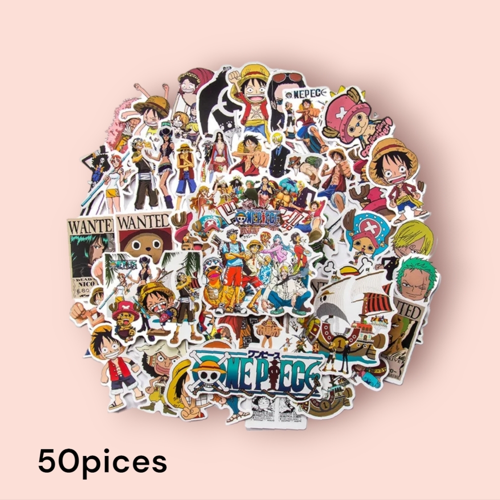 50pc brand new Anime One Piece Sticker